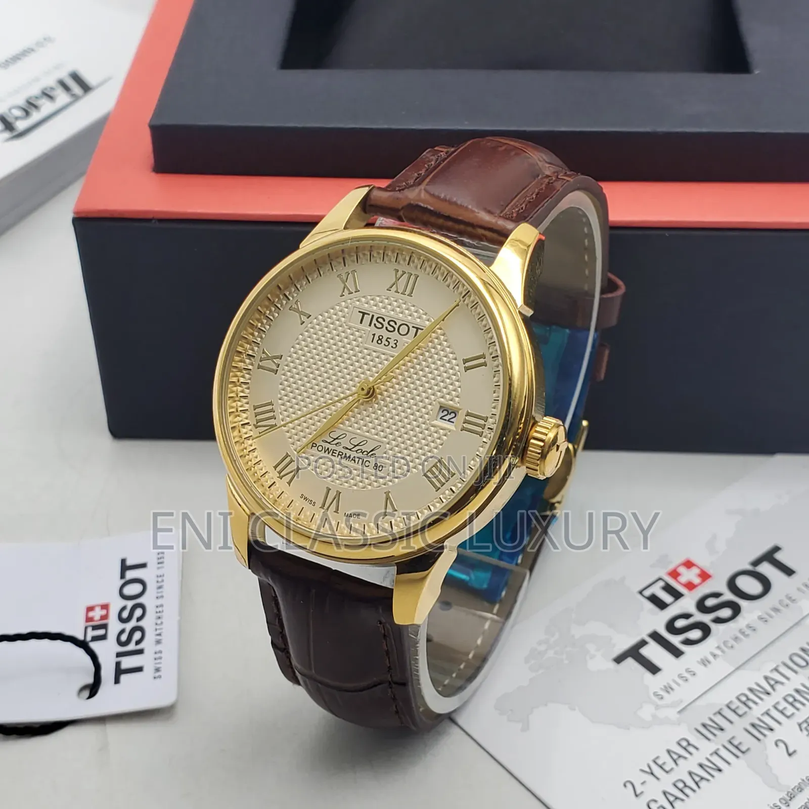 Original Designer Leather Wristwatches Tissot