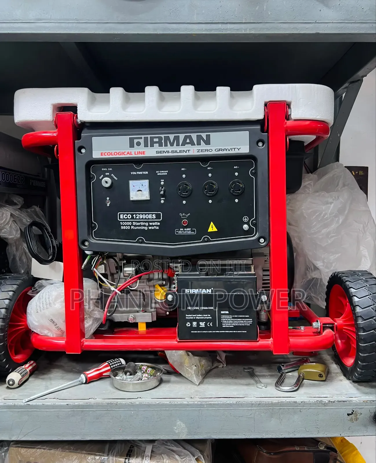 Original Firman 9/10kw EC012990ES Key Start Copper Petrol Generator