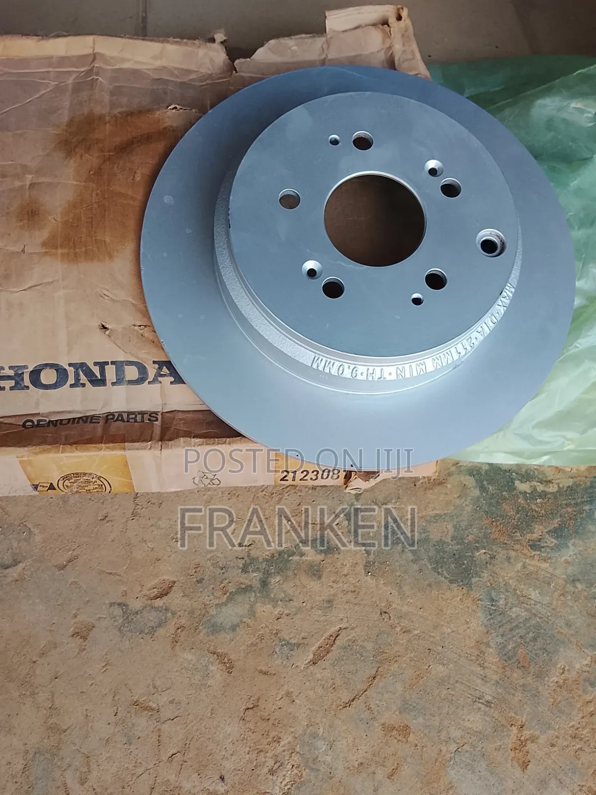 Original Back Brake Disc for 2008-2013 Honda Pilot and Acura MDX