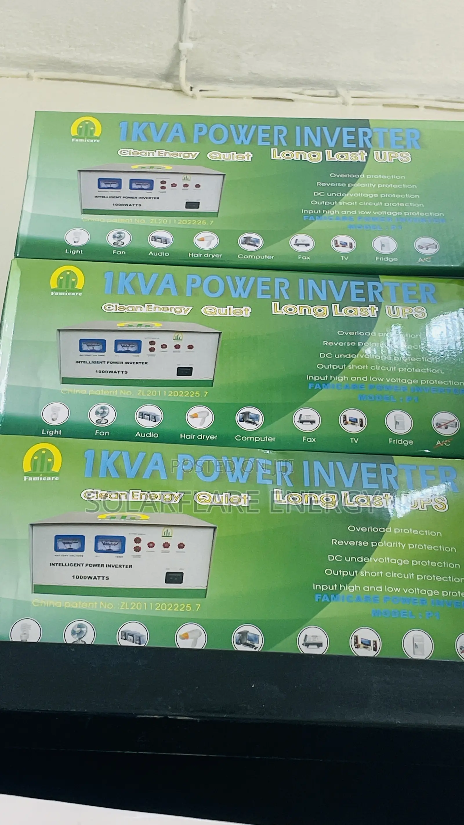 Famicare 1kva Pure Shine Wave Inverter