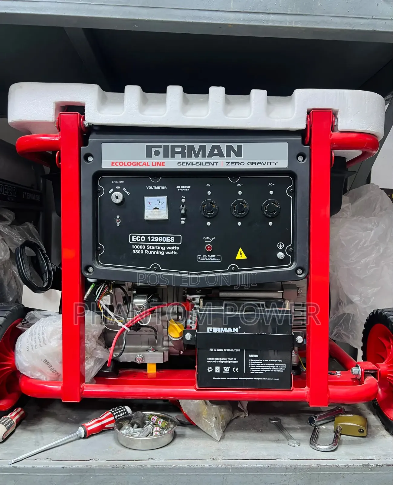 New Original EC012990ES Firman 9/10kva Capacity Petrol Generator Set