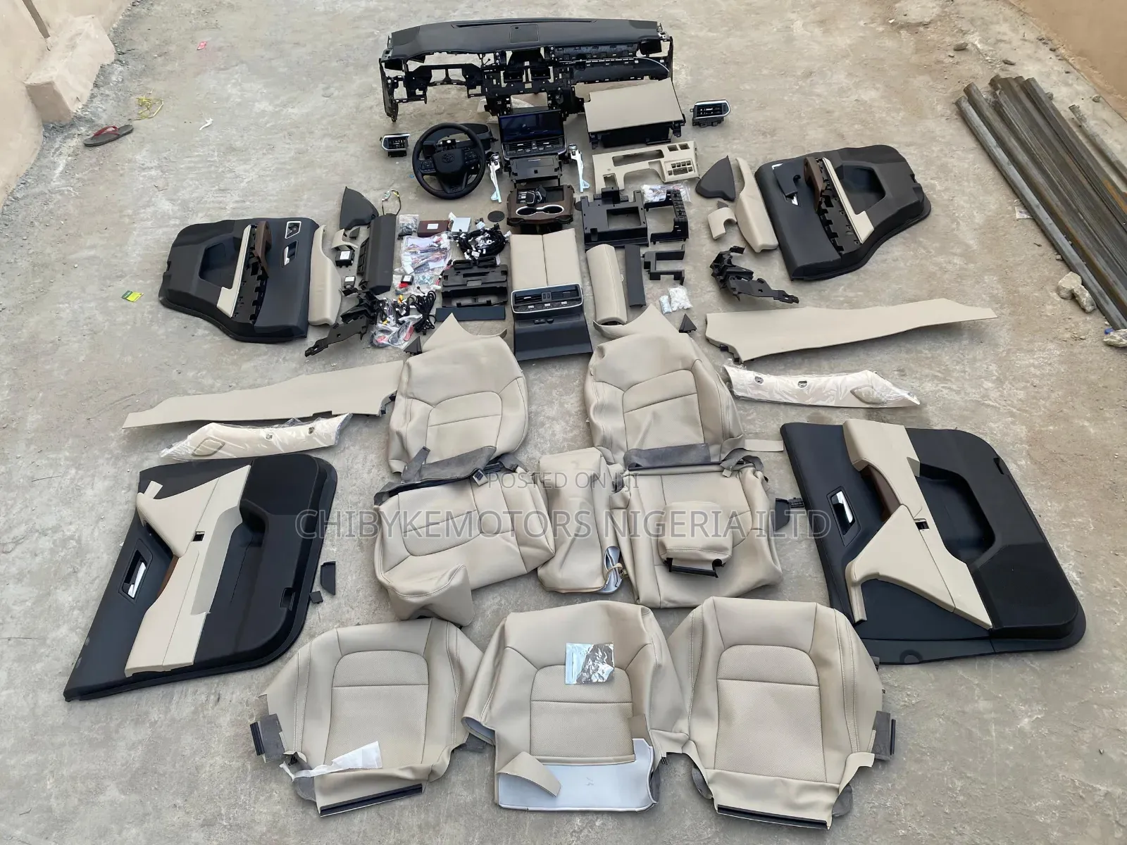 Complete Interior Toyota Land Cruiser LC300 2024