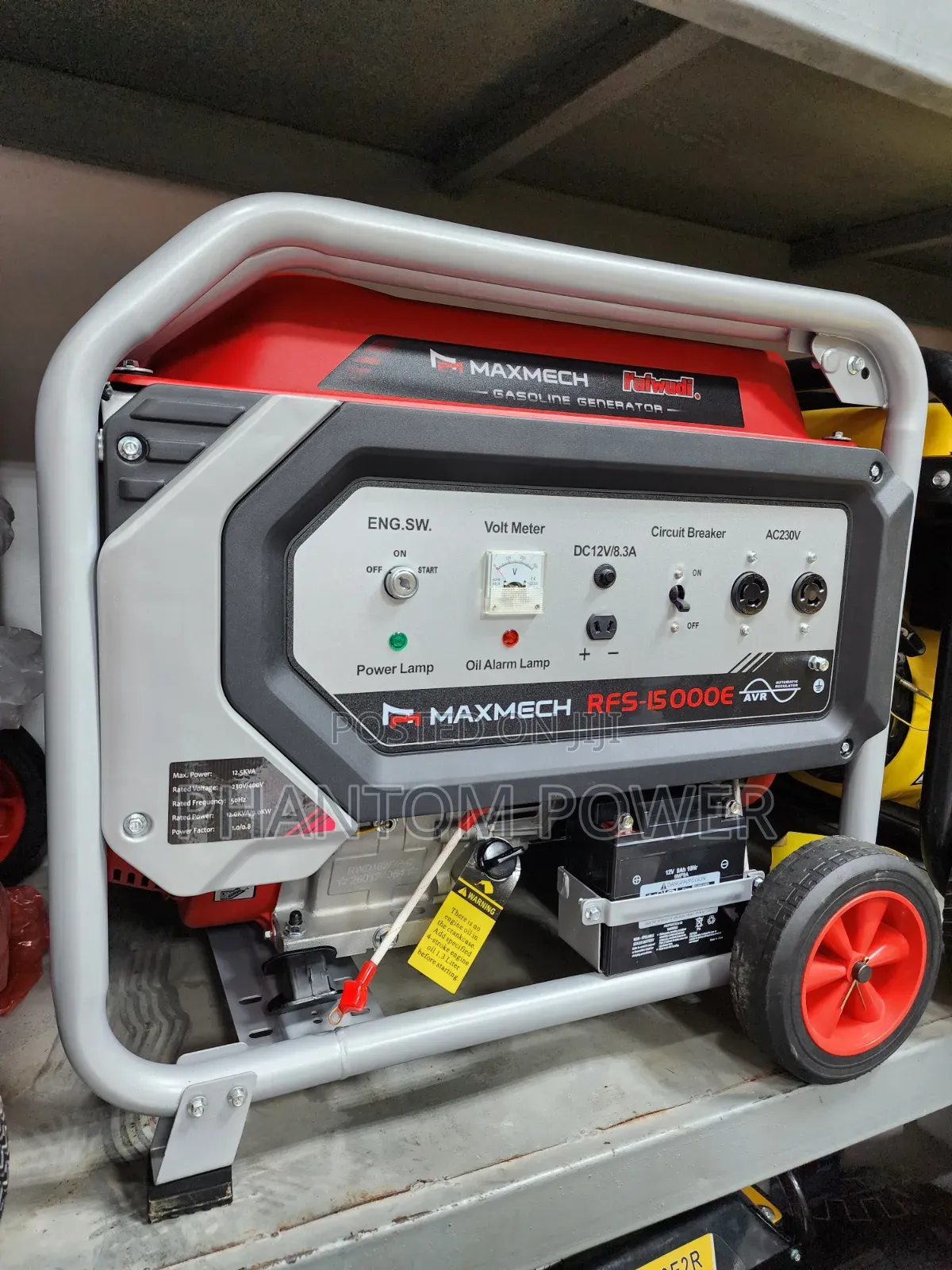 Maxmech RFS15000E 12kva Super Strong Fuel Generator [1 Year Warranty]