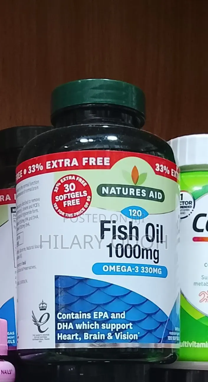 Natures Aid Fish Oil 1000mg