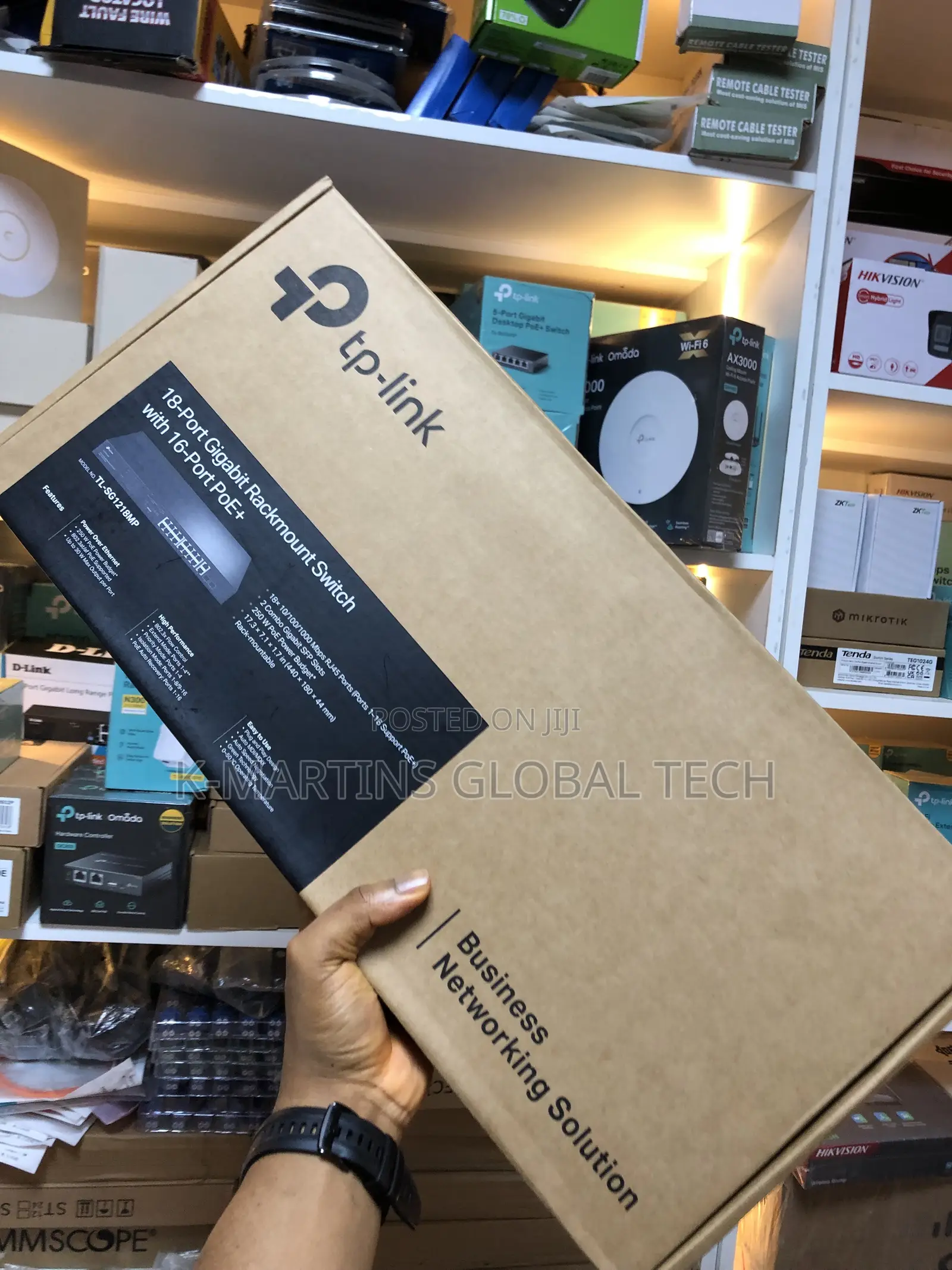 TP-Link SG1218MP 18 Port Gigabit Switch 16 Port PoE