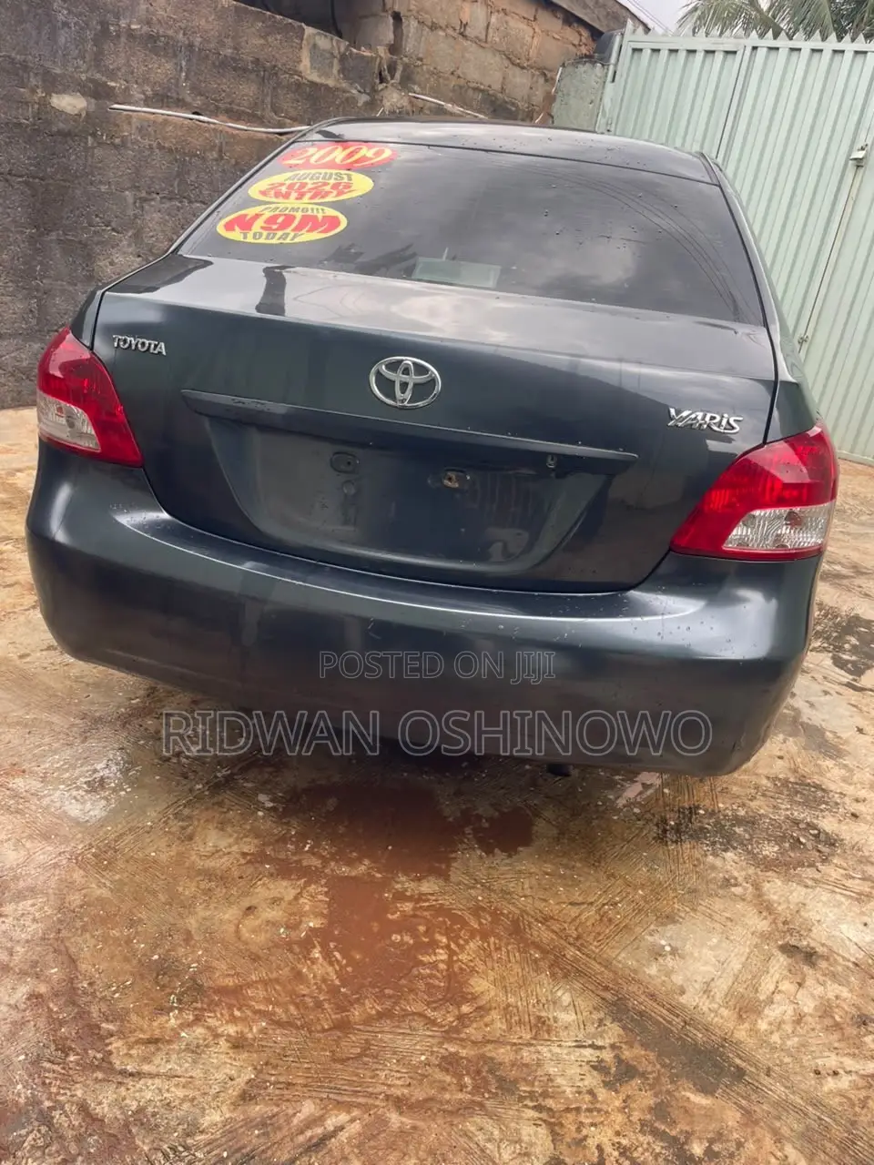 Toyota Yaris 2009 Blue