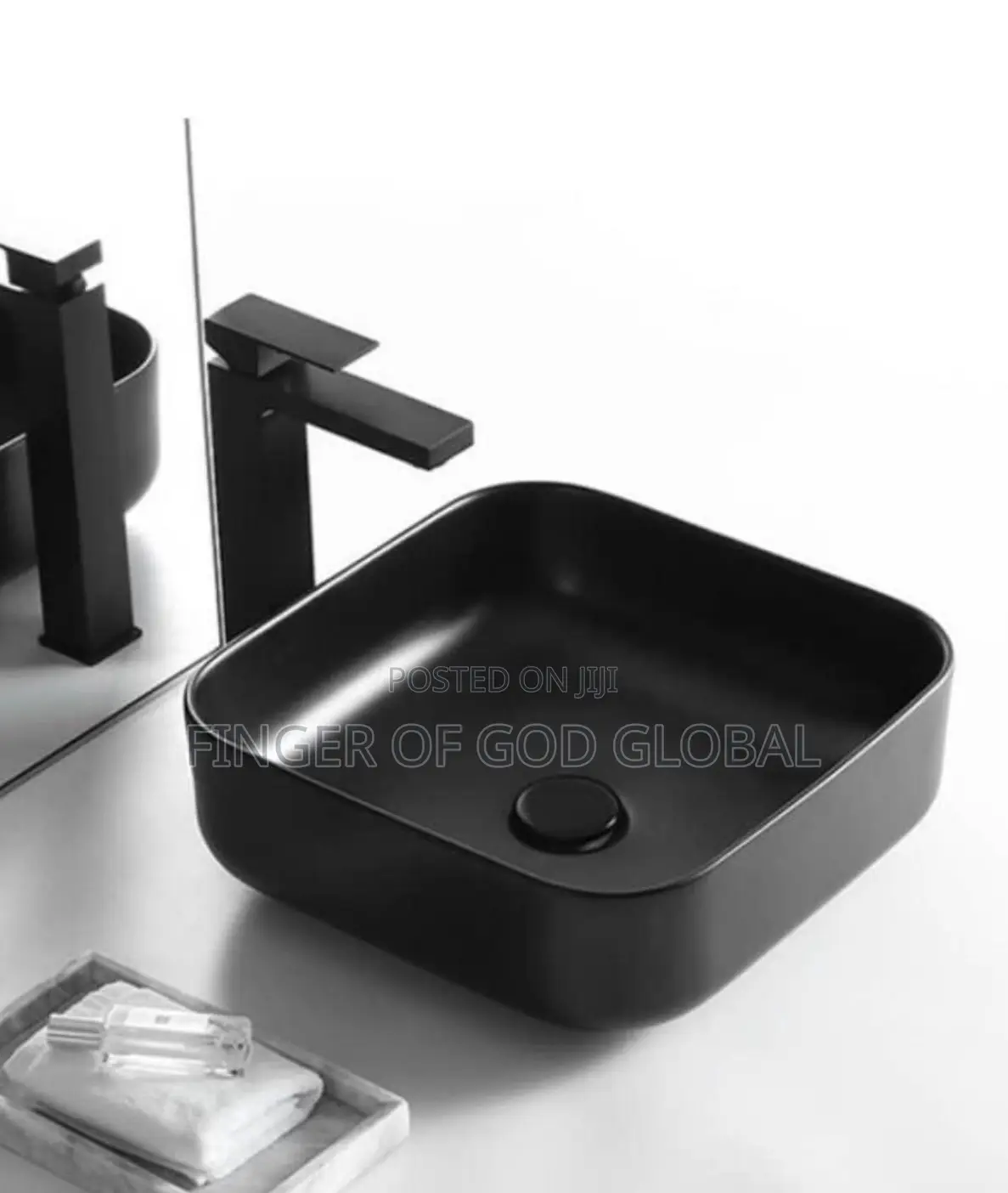 40x40 Cm Table Top Basin With Mixer Tap