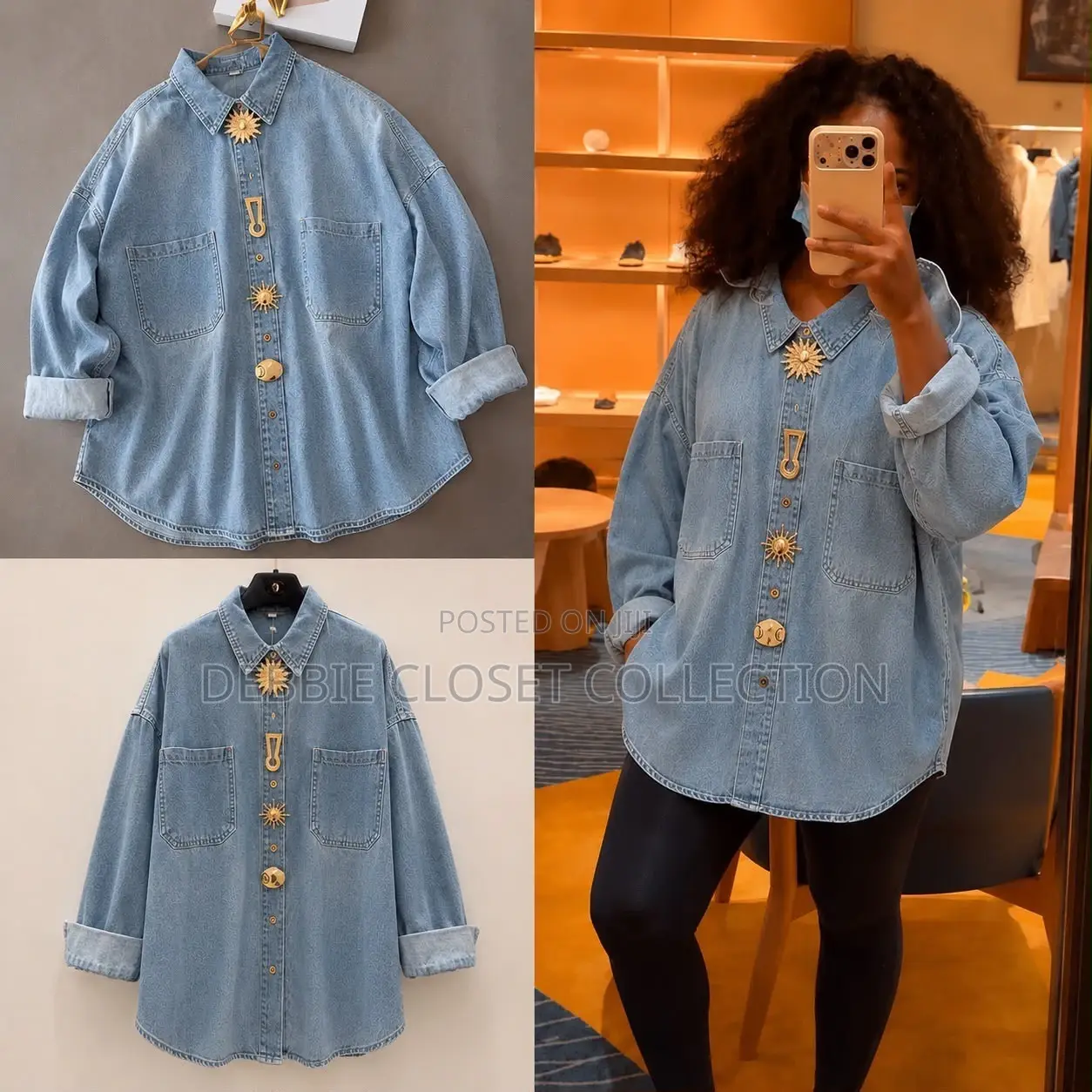 A Fashionable Jeans Shirt
