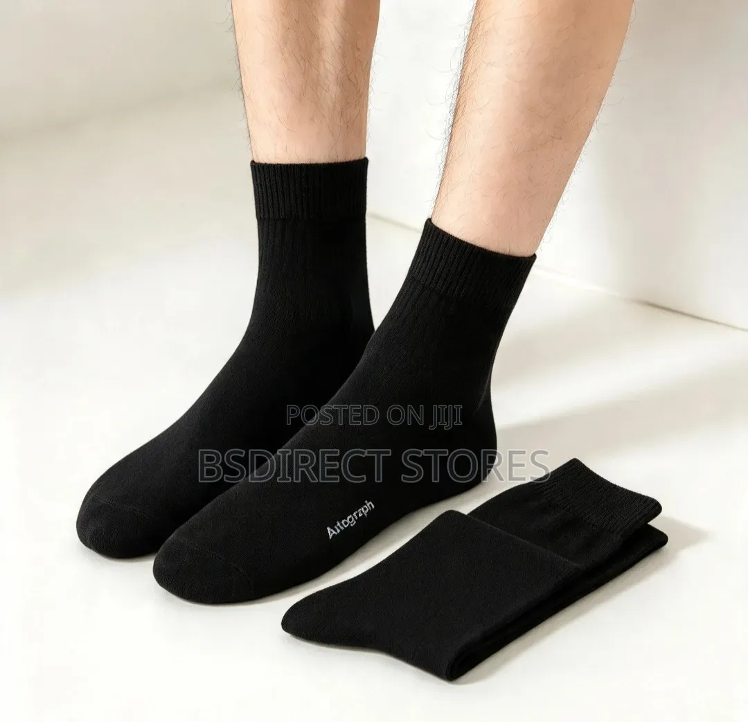Marks and Spencer Navy or Black 3pack Luxury Modal Pima Cotton Socks