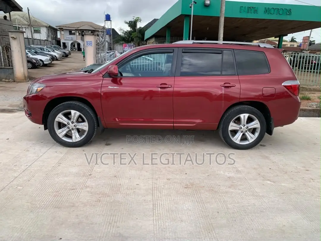 Toyota Highlander Sport 2009 Red