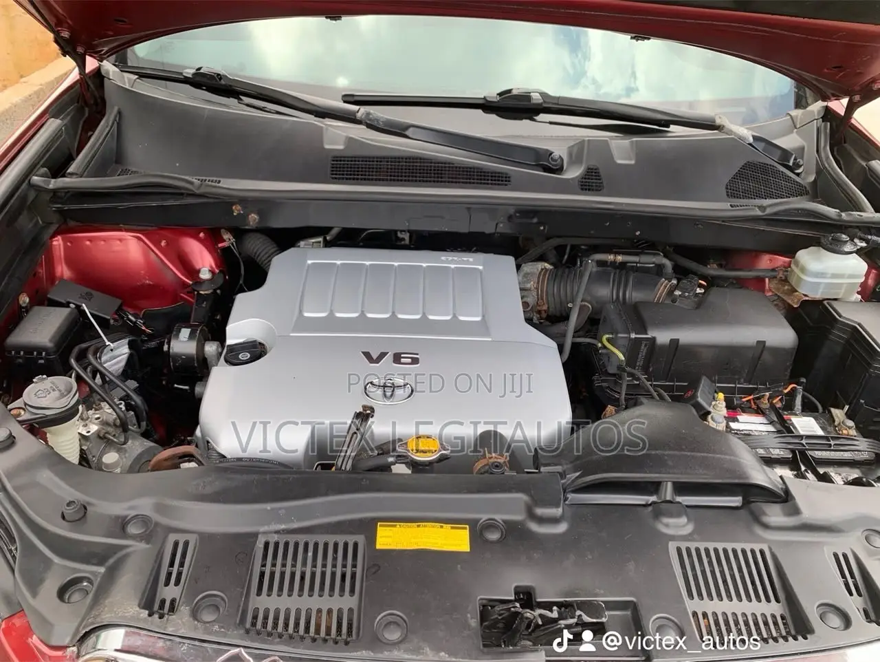 Toyota Highlander Sport 2009 Red