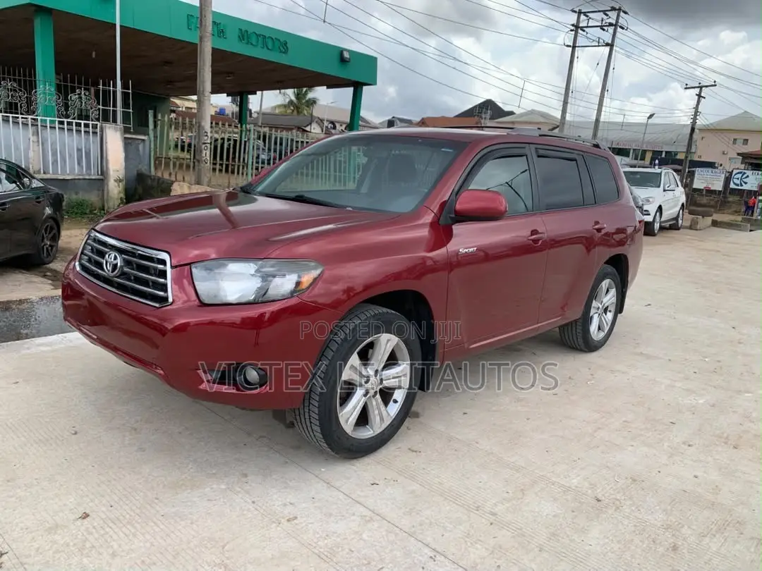 Toyota Highlander Sport 2009 Red