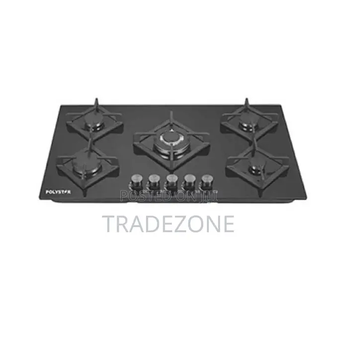 Polystar 90CM 5 Gas Burner Built-in Gas Hob | PV-HB5G5848