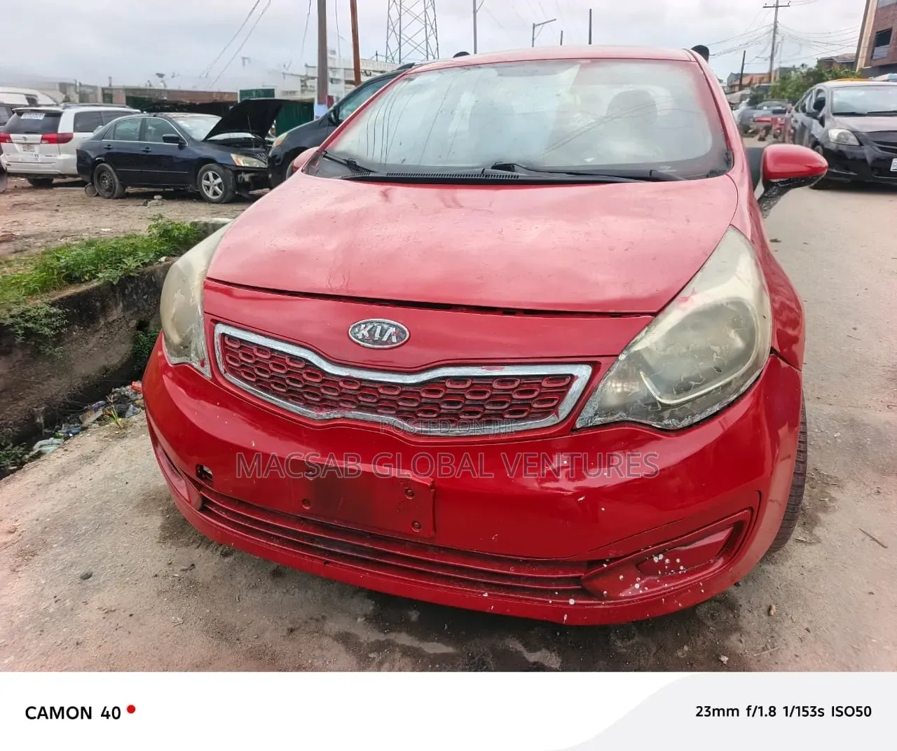 Kia Rio 2012 Red