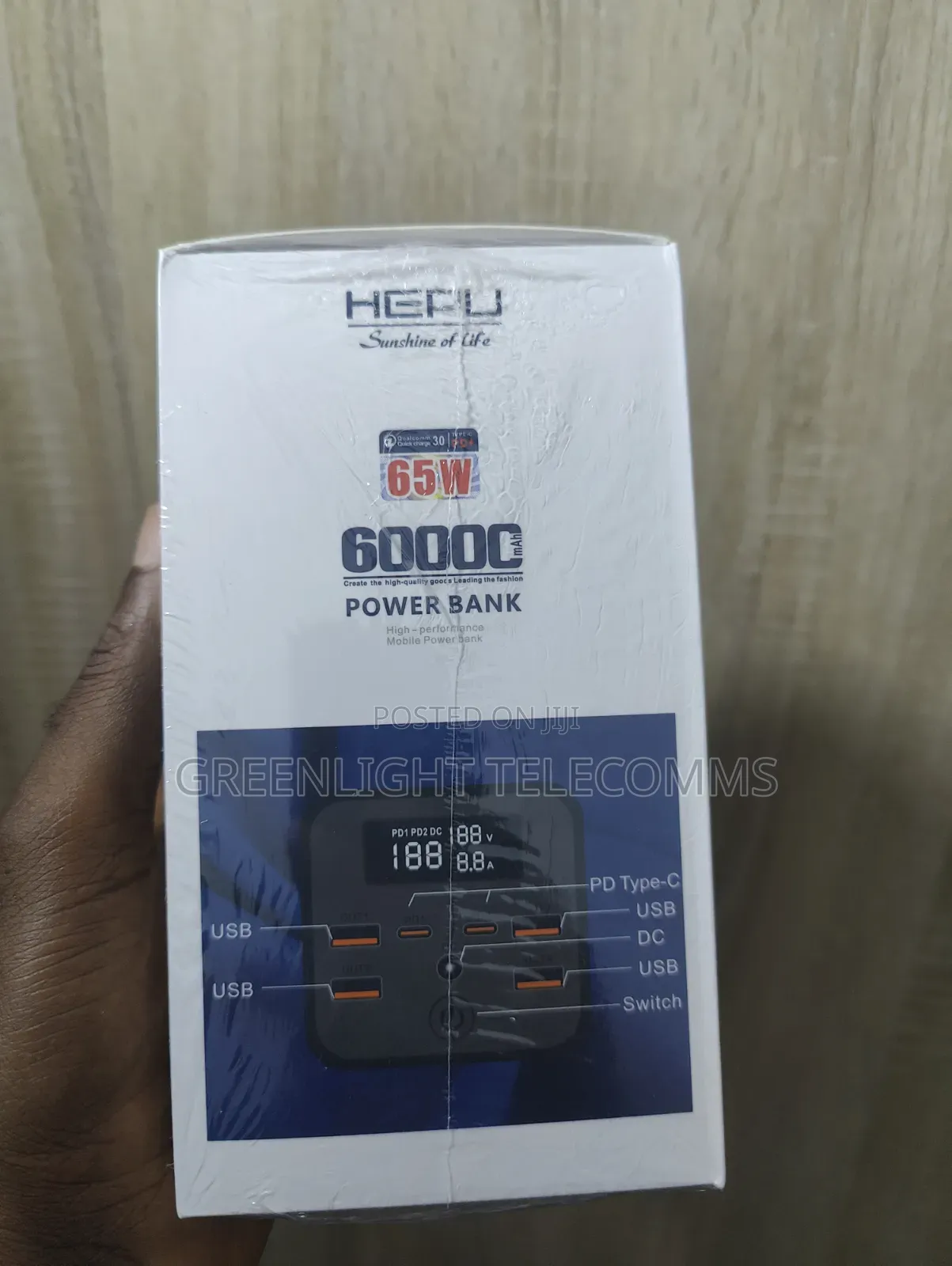 Hepu Power Bank 60,000mAh