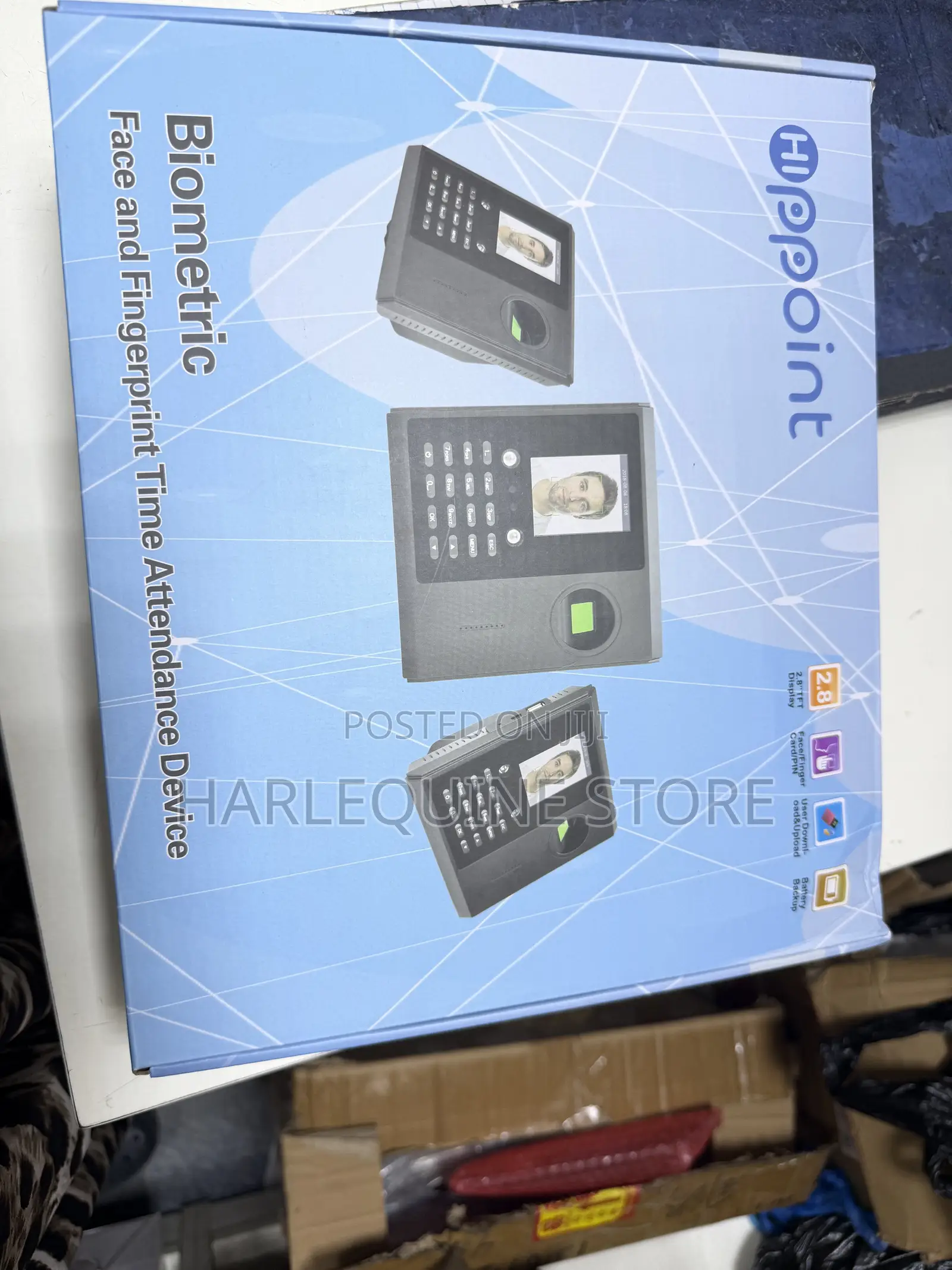 Biometric Face and Fingerprint Time Attendance