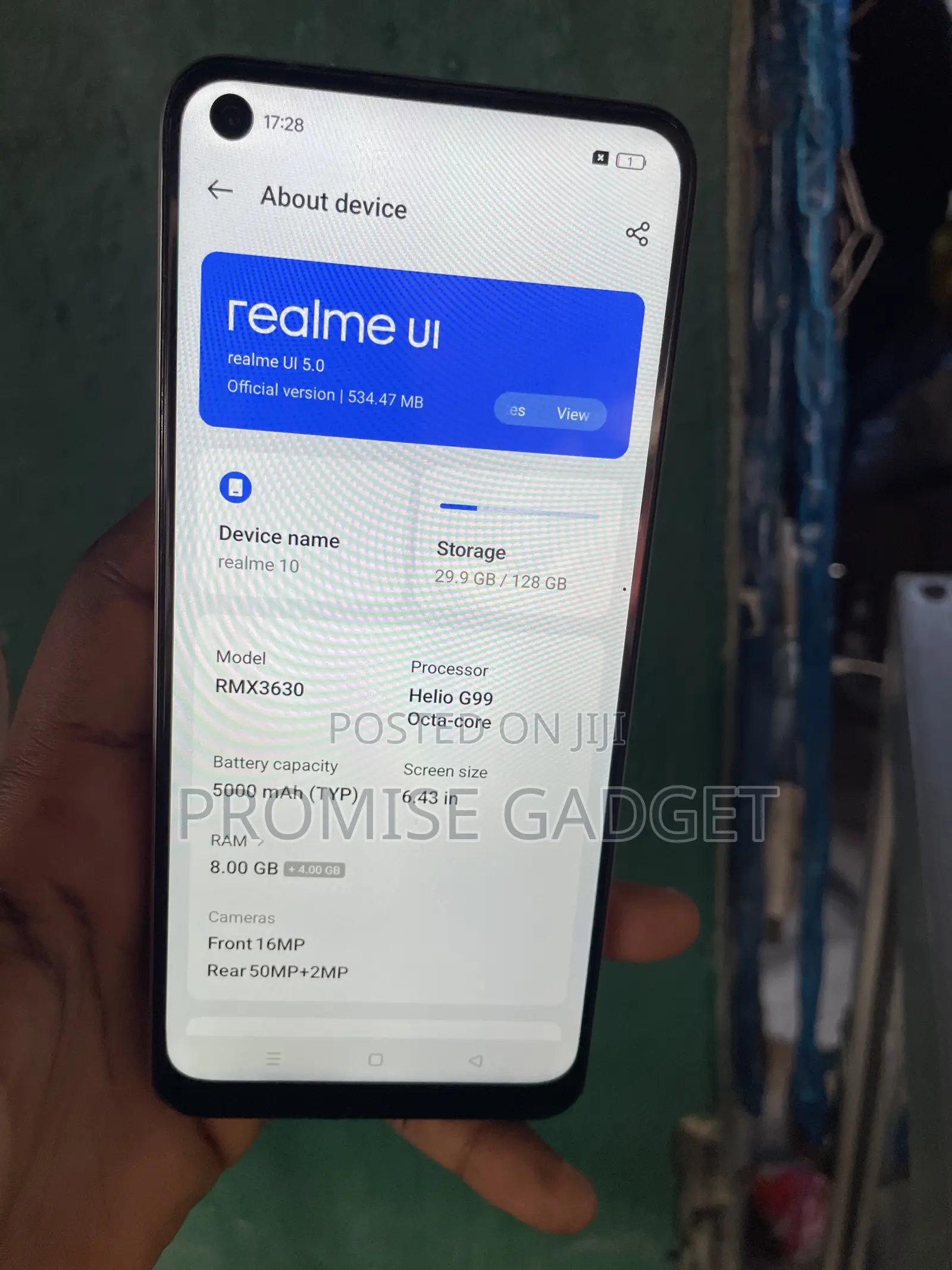 Realme 10 128 GB Black