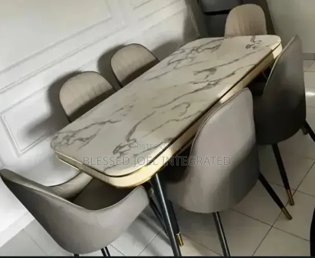 6 Seaters Marble. Dinning