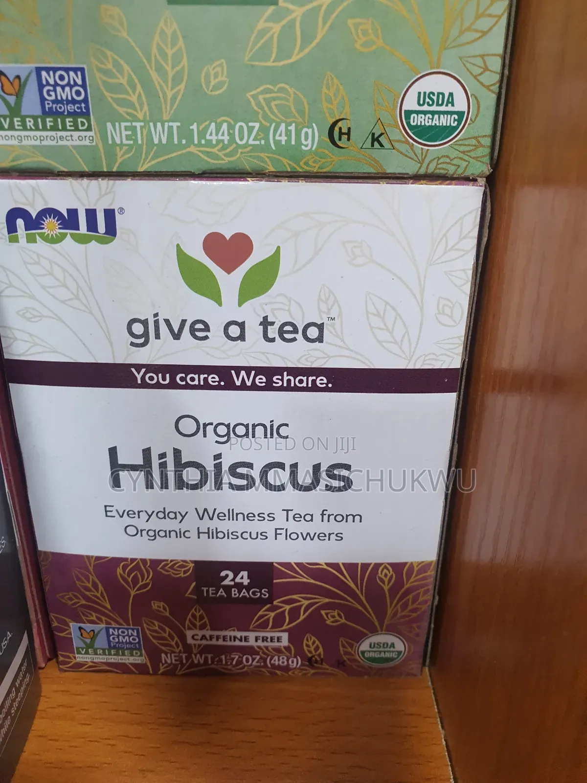 NOW Foods Organic Hibiscus Herbal Wellness Tea