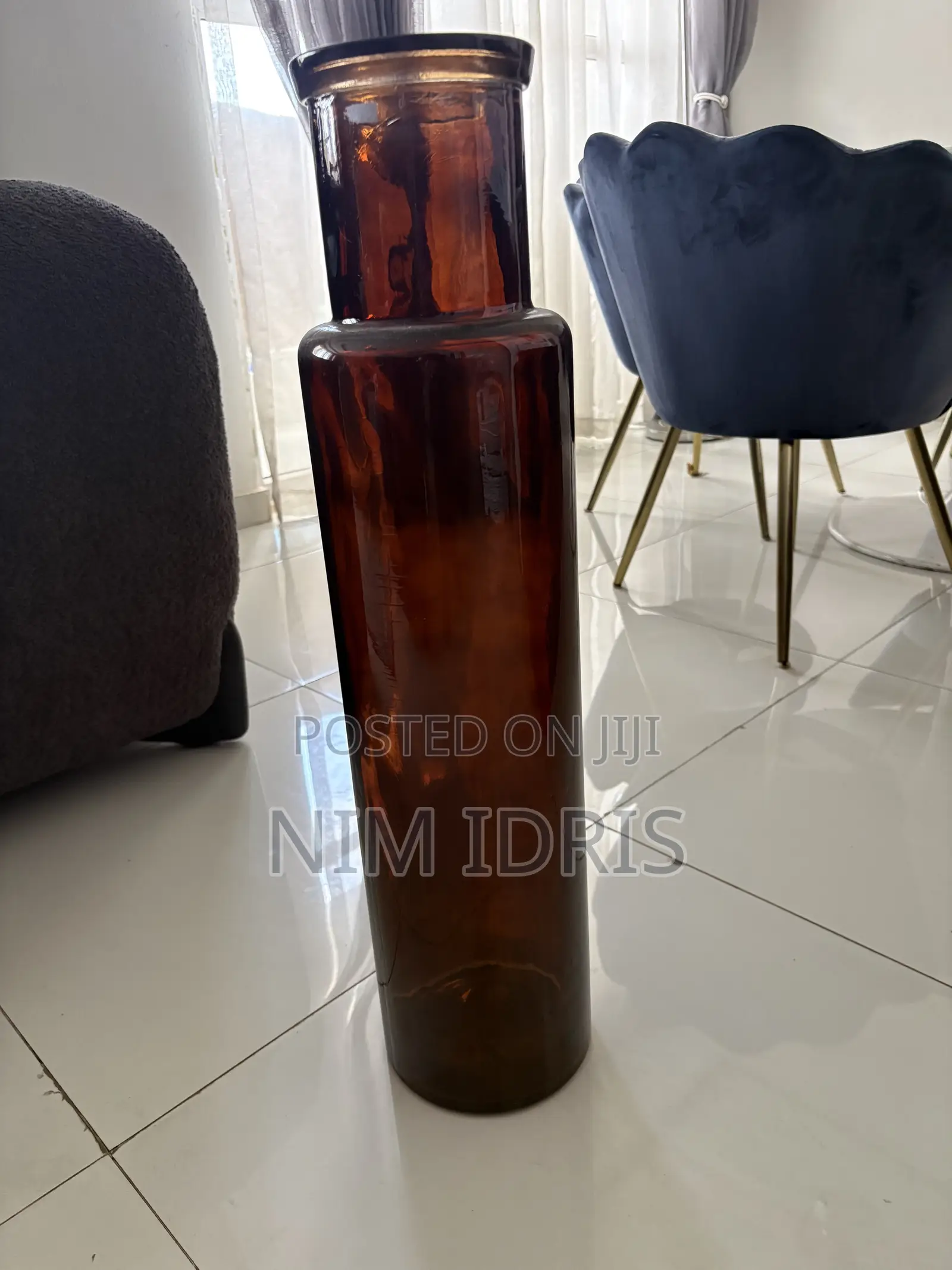 Tall Glass Vase