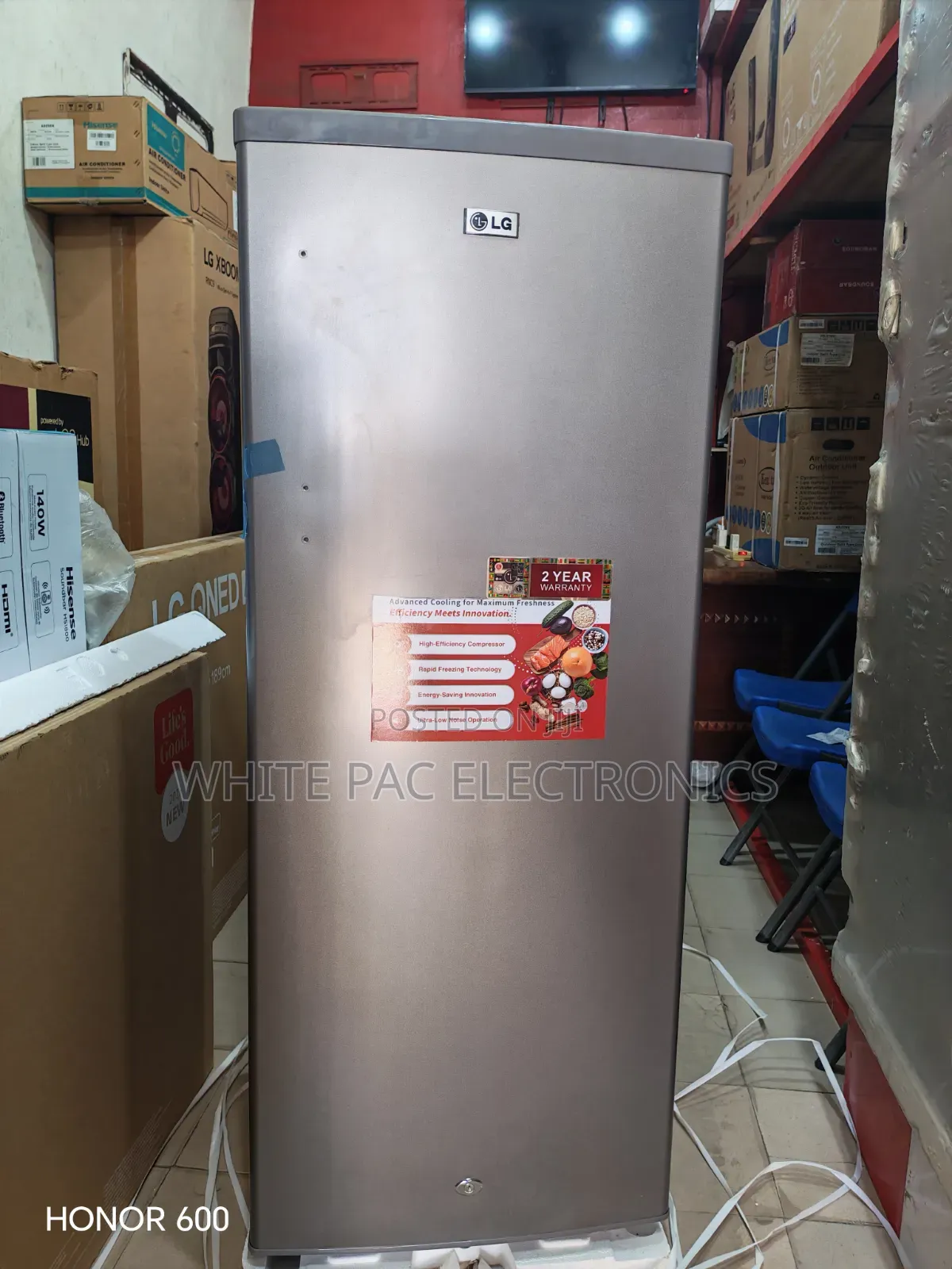 LG Upright Freezer 200 Liter ( 6 Steps ) for Ice Block Maker >2 Yrs