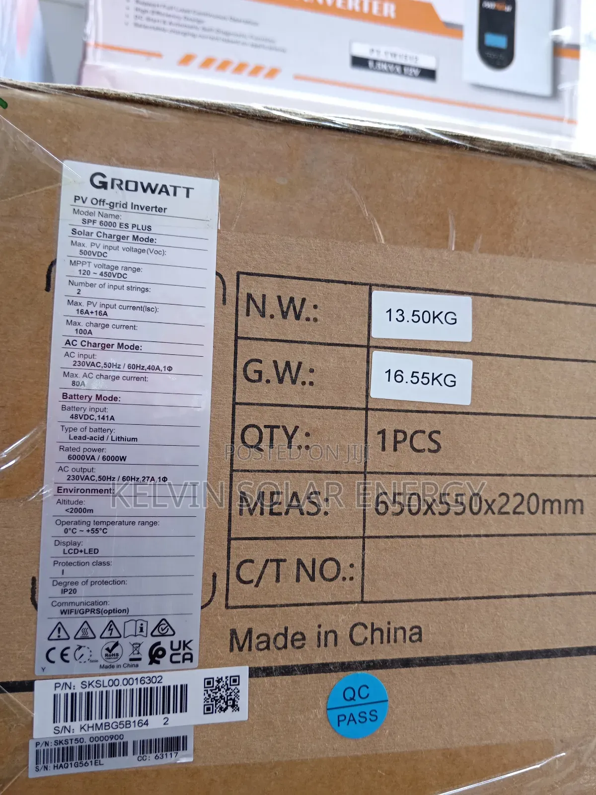 Growatt Solar Inverter 6kva Inverter