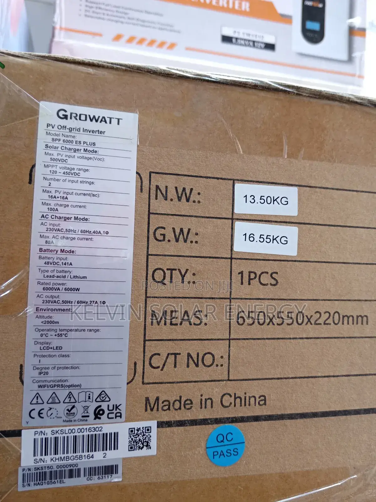 Growatt Solar Inverter 6kva Inverter