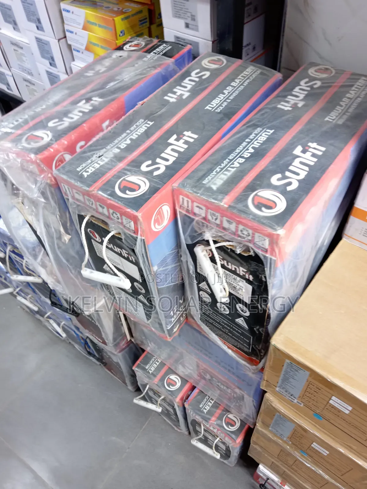 Deep Cycle of Tubular Battery Sunfit 12v