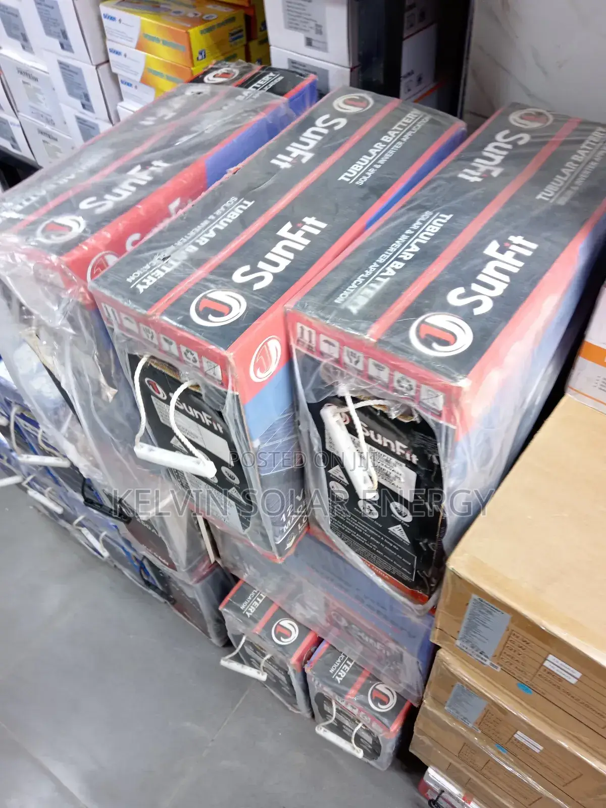 Deep Cycle of Tubular Battery Sunfit 12v