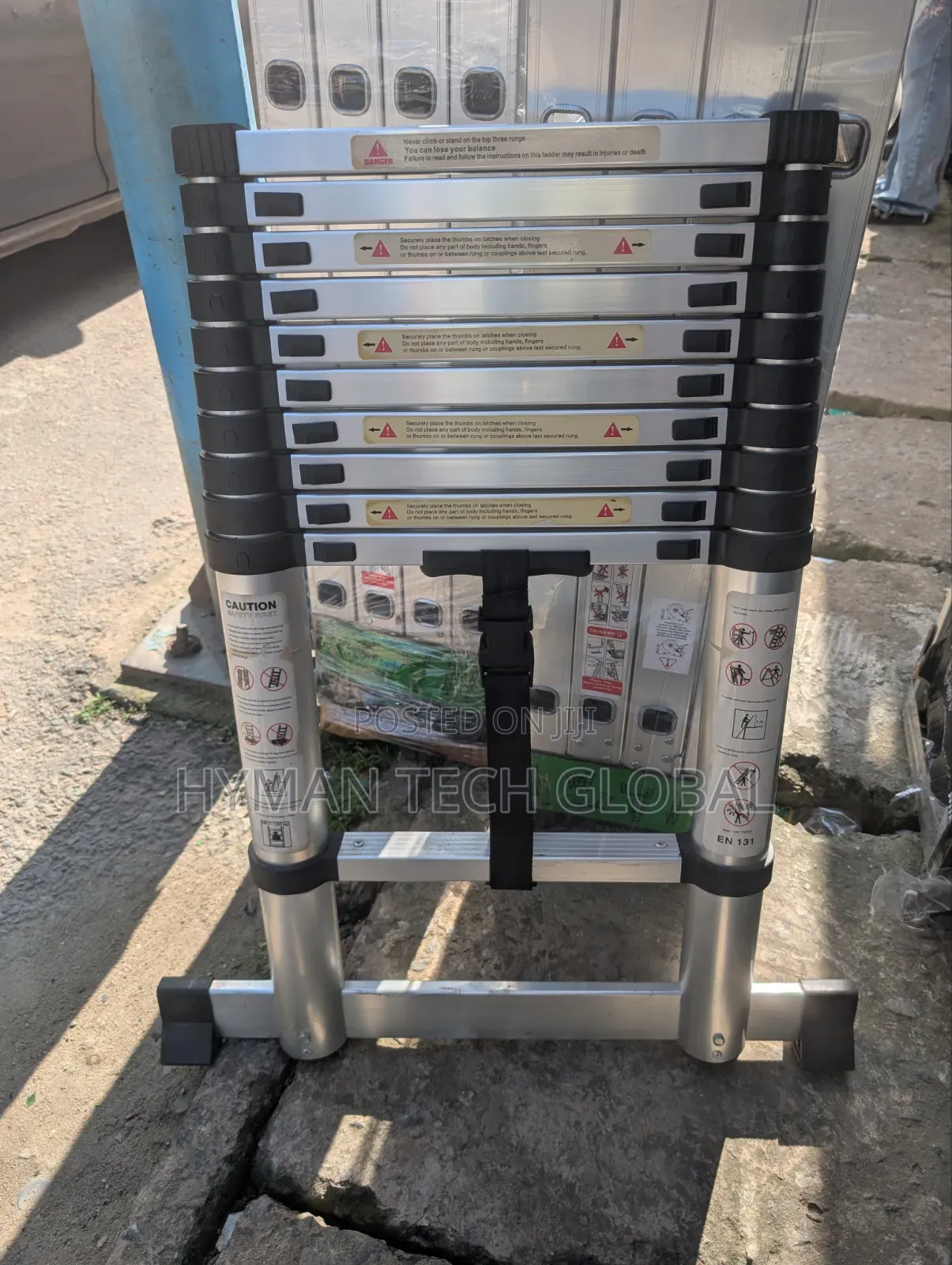 7.2M, 23.5FT Aluminum Telescopic Ladder