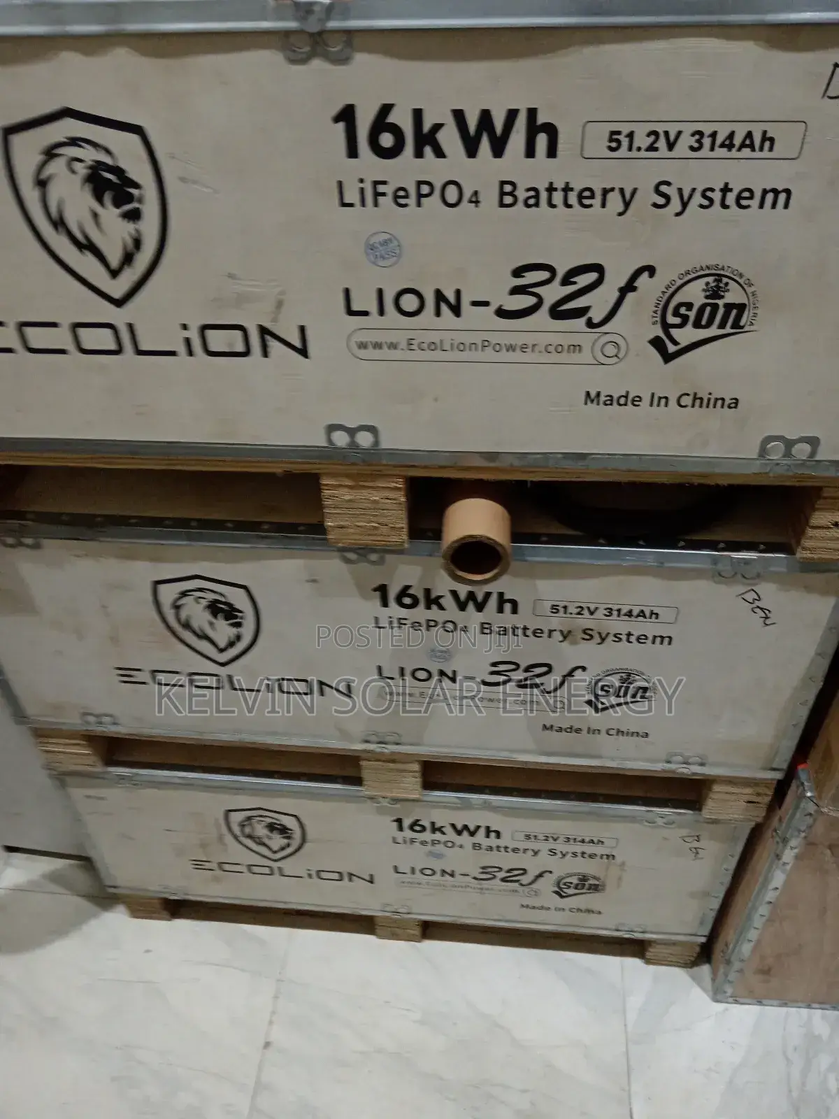 16kwh Ecolion Lithium Ion Battery 48v
