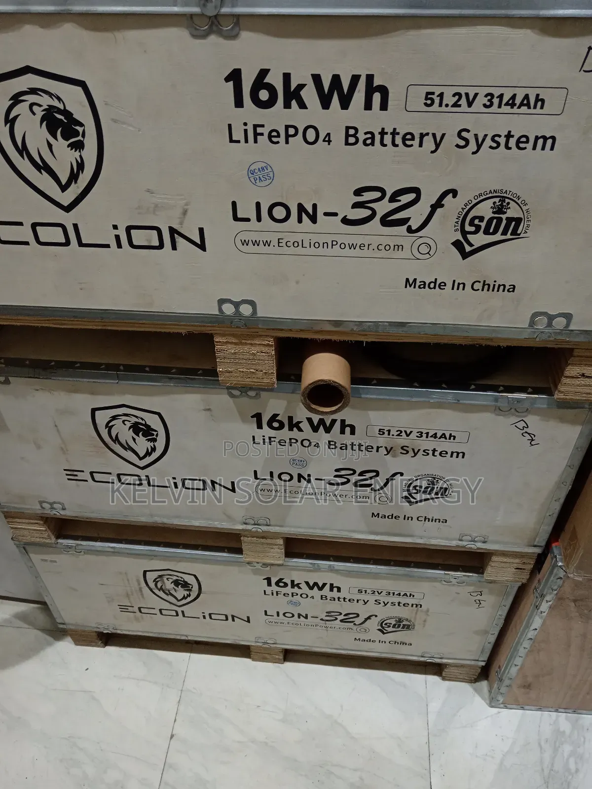 16kwh Ecolion Lithium Ion Battery 48v