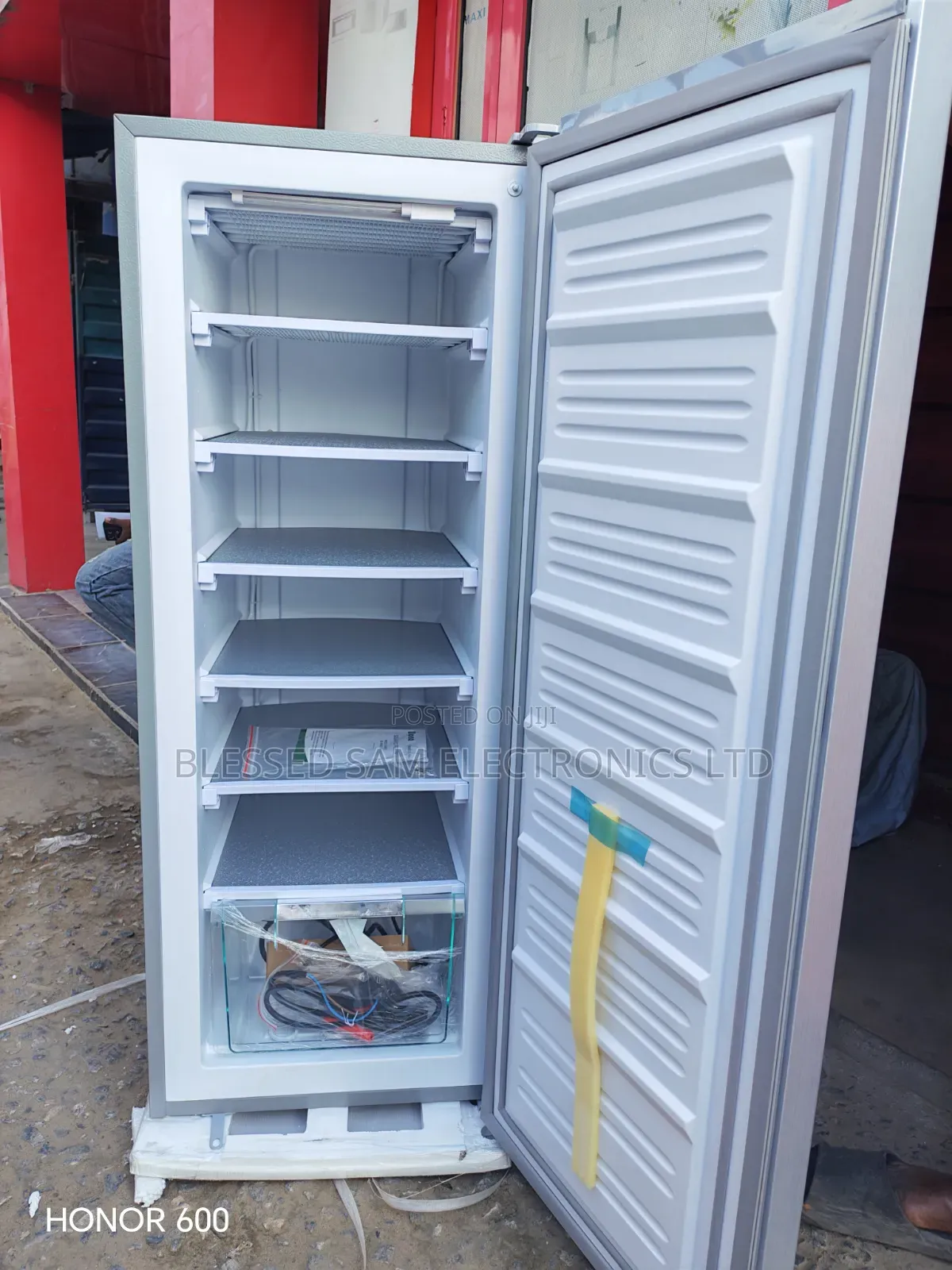 Bona 6 Steps Solar Upright Freezer 200 Liter Fast in Maker Ice Block