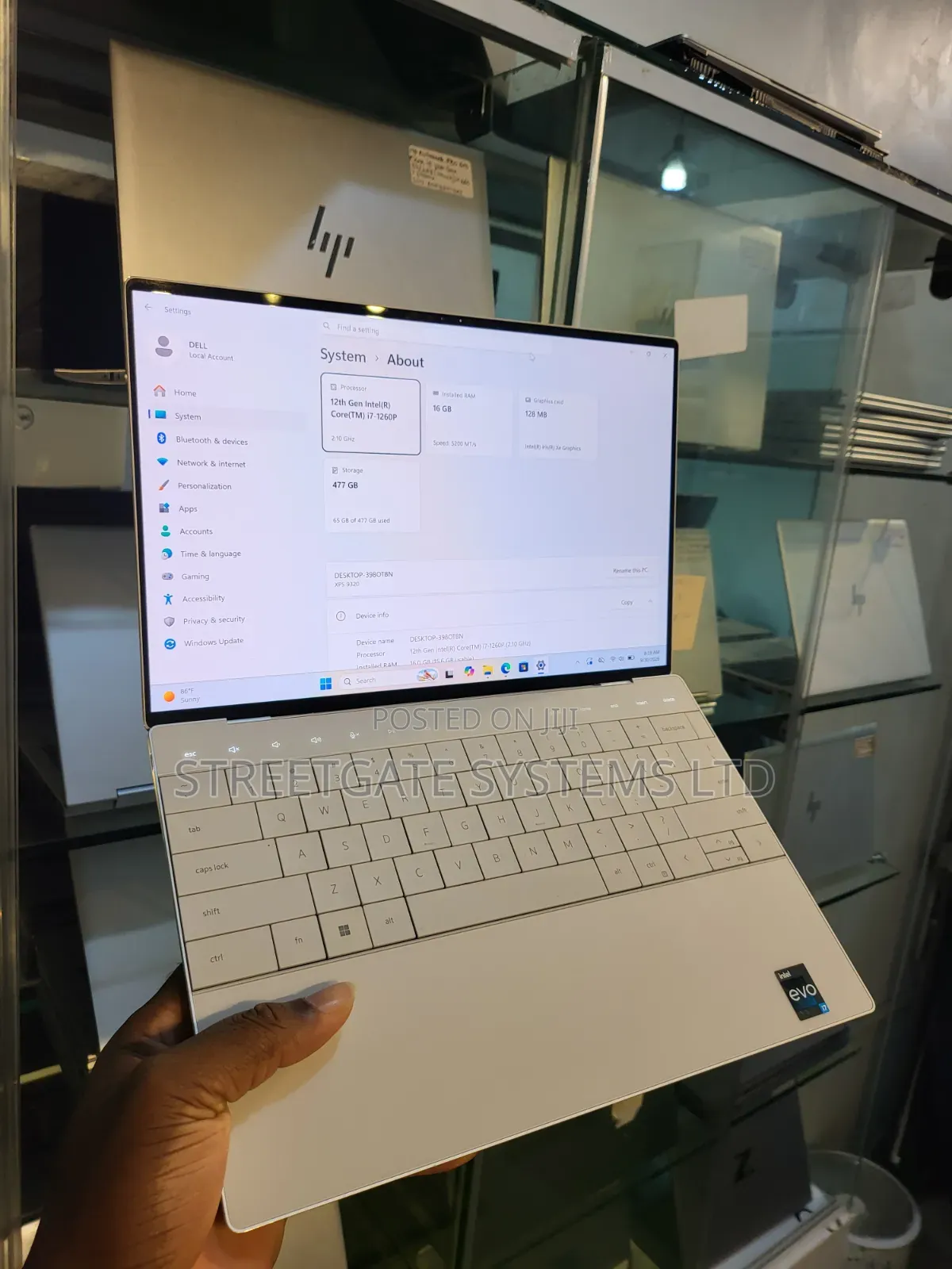 Laptop Dell XPS 13 9320 16GB Intel Core i7 SSD 512GB