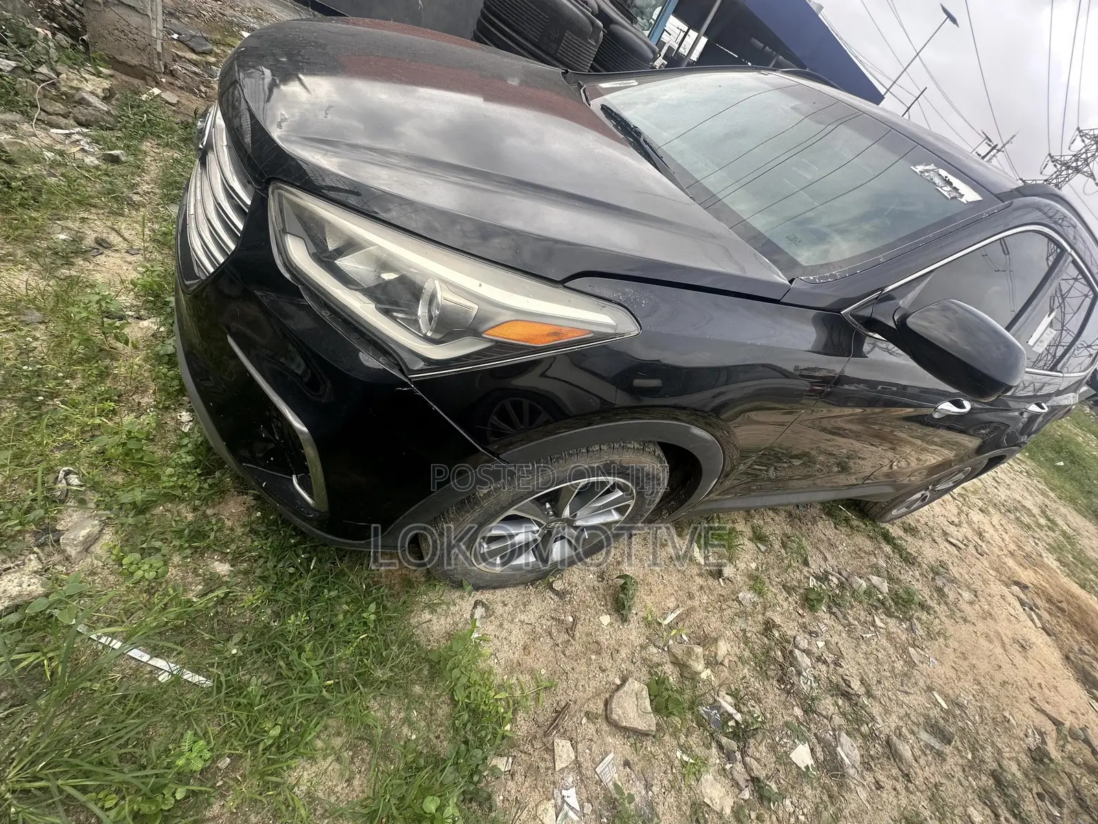 Hyundai Santa Fe SE AWD 2016 Black