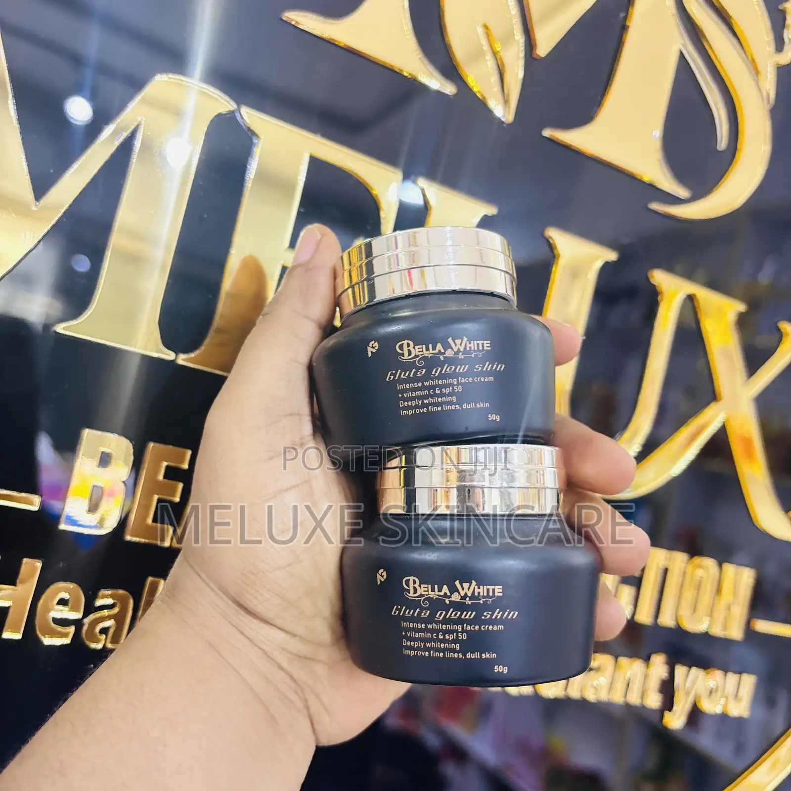 Bella White Gluta Glow Skin Intense Whitening Face Cream
