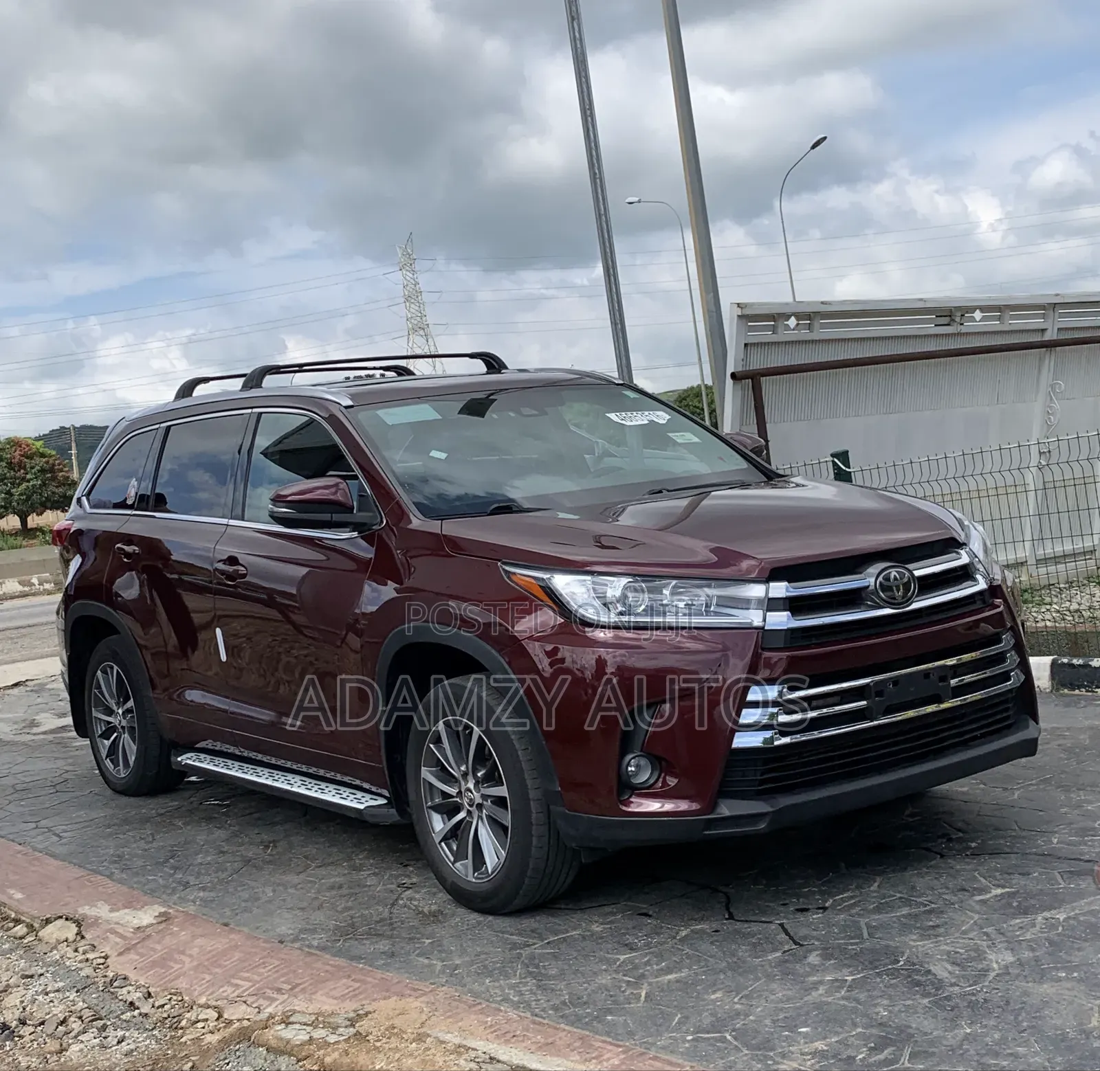 Toyota Highlander 2018 Burgundy