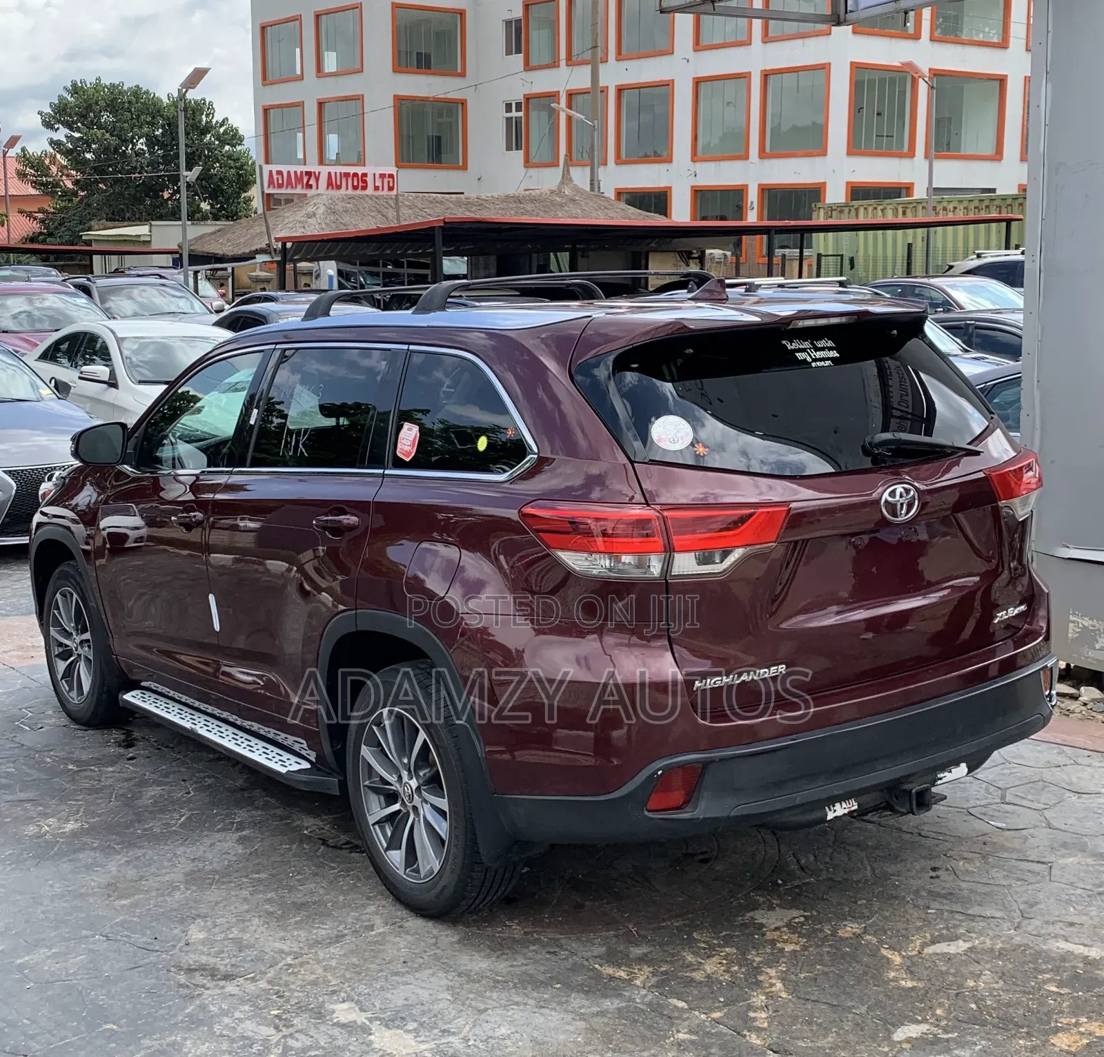 Toyota Highlander 2018 Burgundy