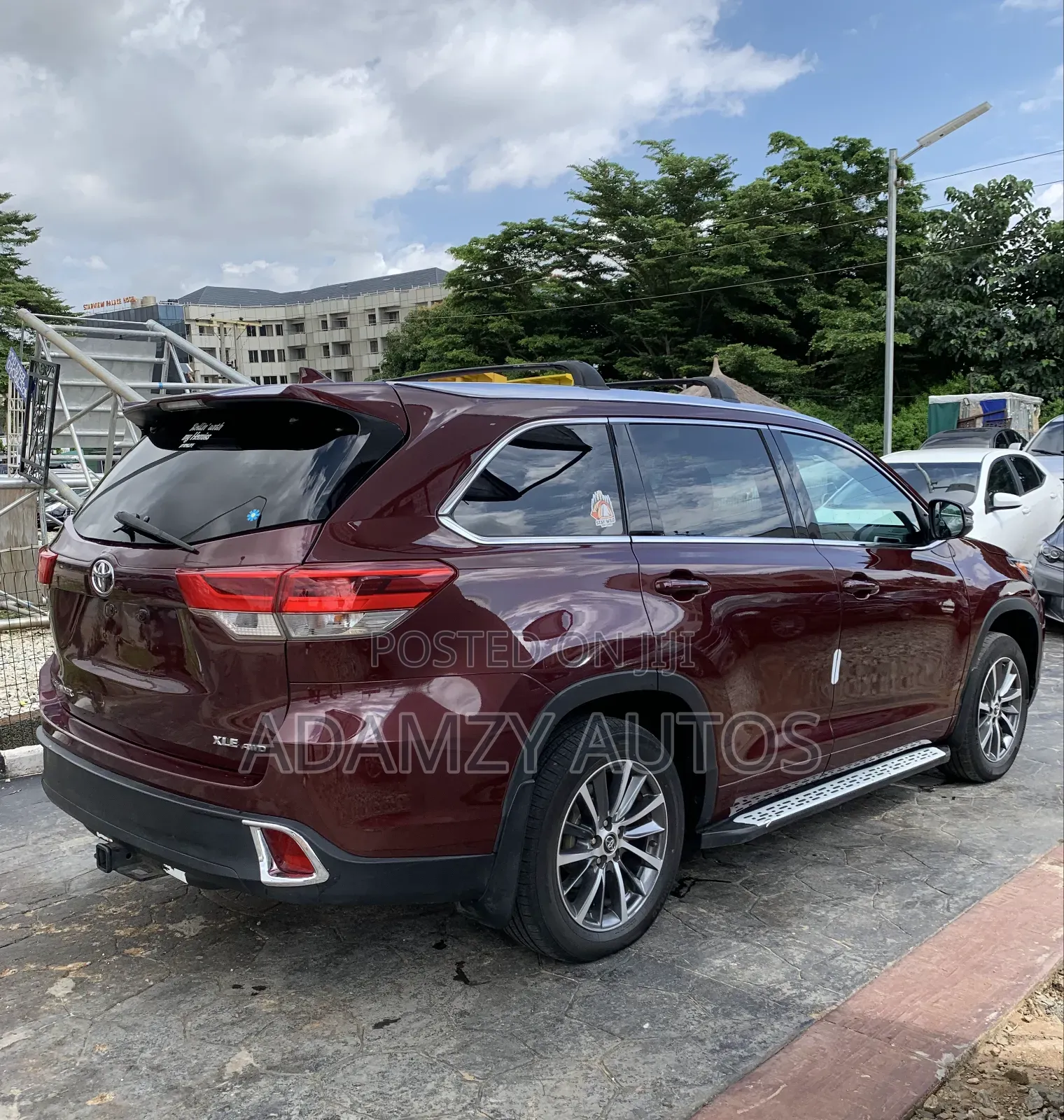Toyota Highlander 2018 Burgundy