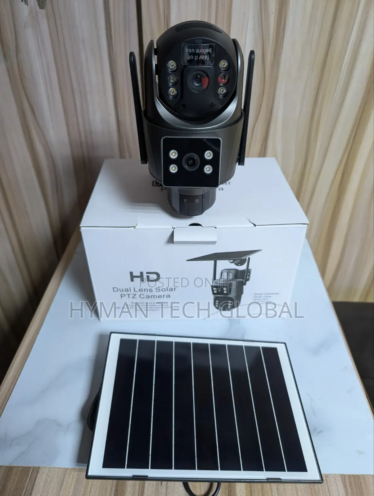 4G Solar CCTV Camera PTZ Night Vision Motion Alert Outdoor UBOX