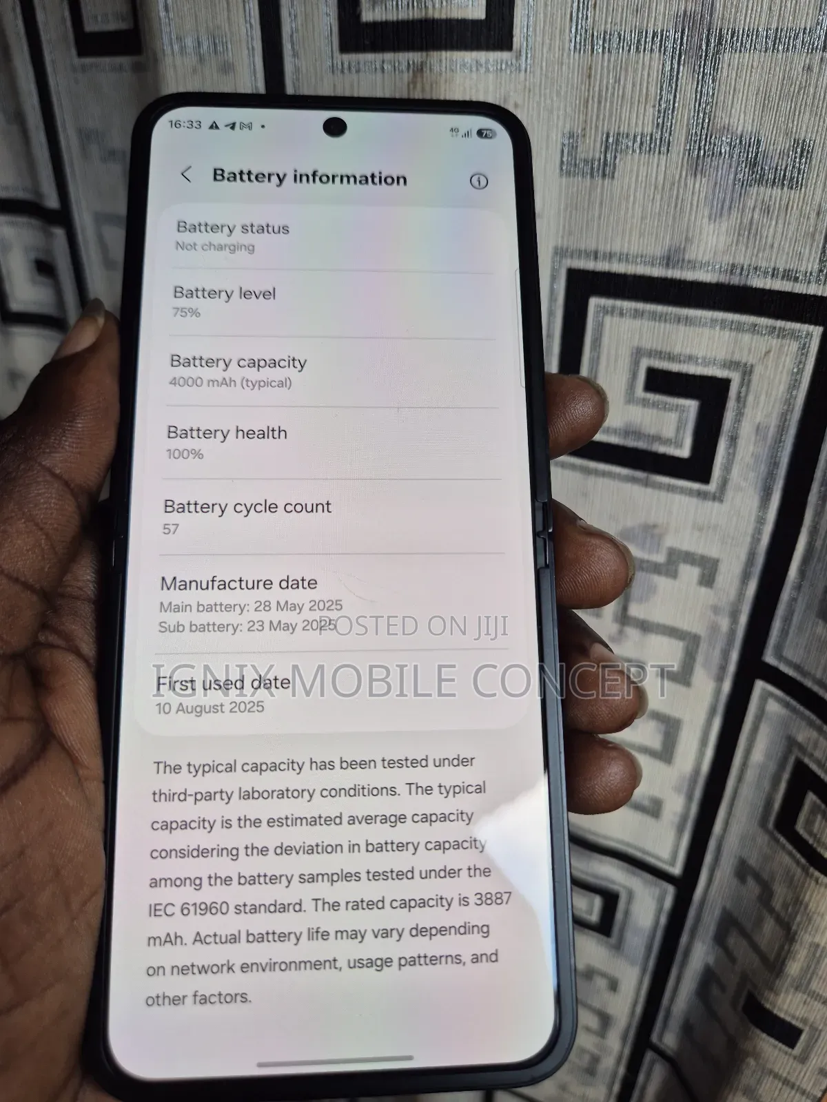 Samsung Galaxy Z Flip7 FE 5G 256 GB Black