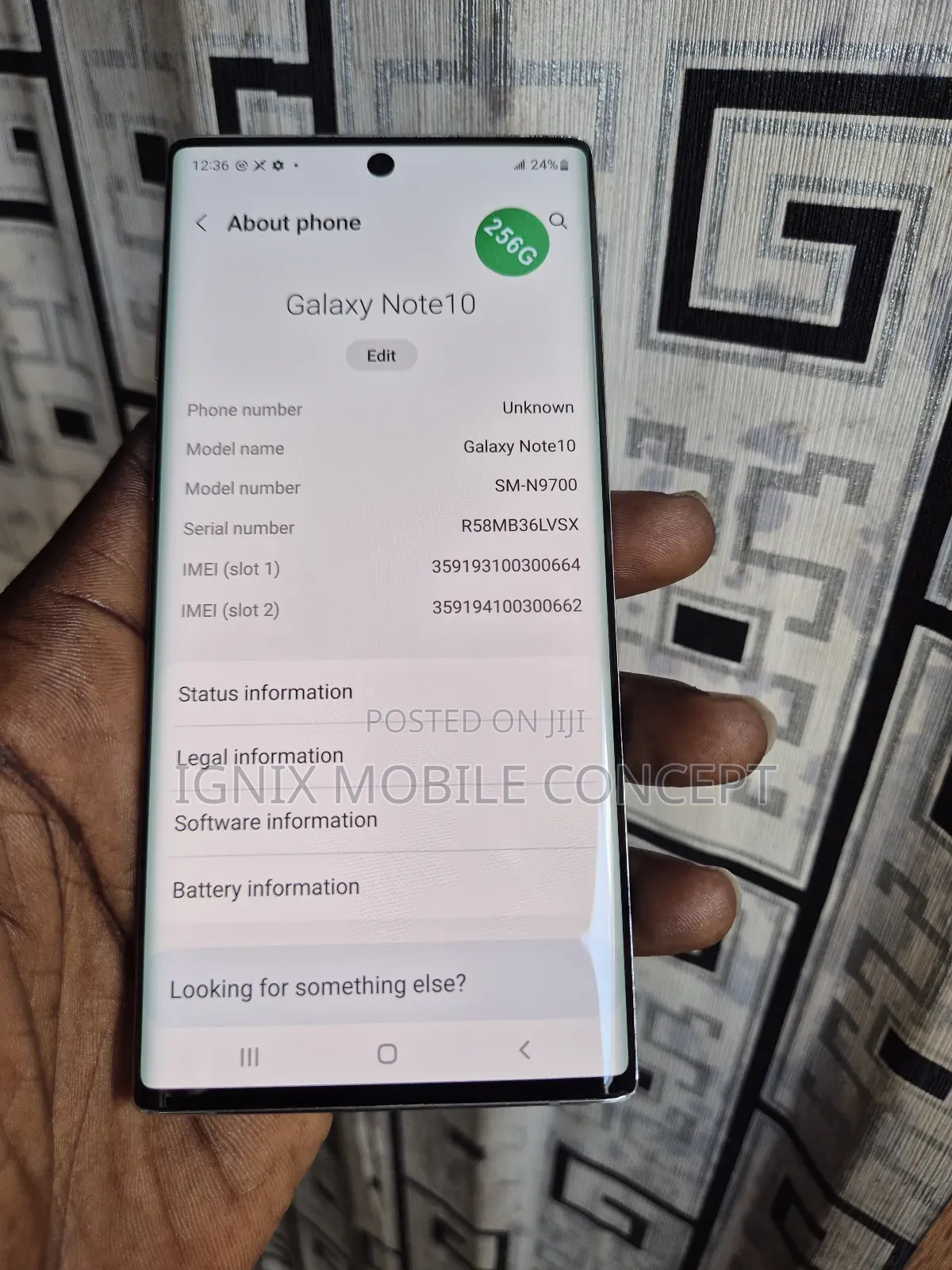 Samsung Galaxy Note10 256 GB Gray