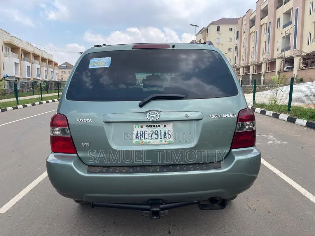 Toyota Highlander V6 2006 Green