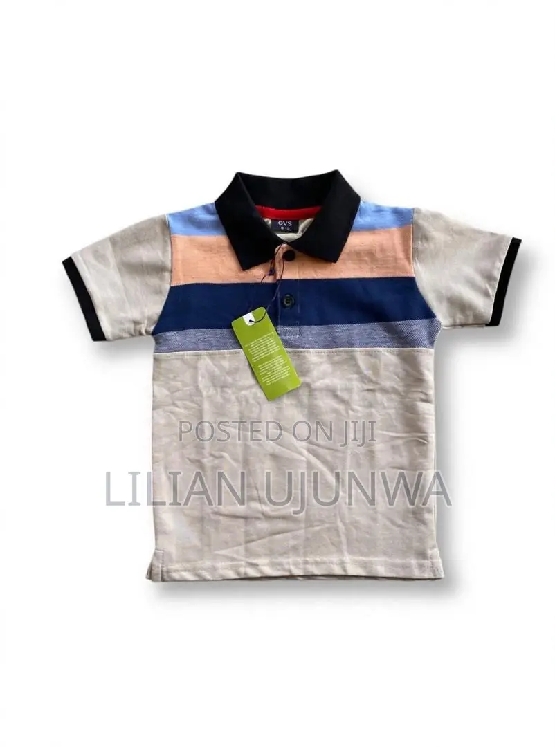 Boys Polo Top Age 2/3 3/4yrs - Turquoise Blue - Quality