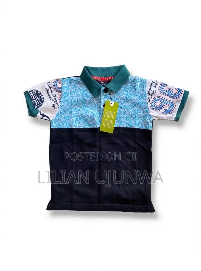 Boys Polo Top Age 2/3 3/4yrs - Turquoise Blue - Quality