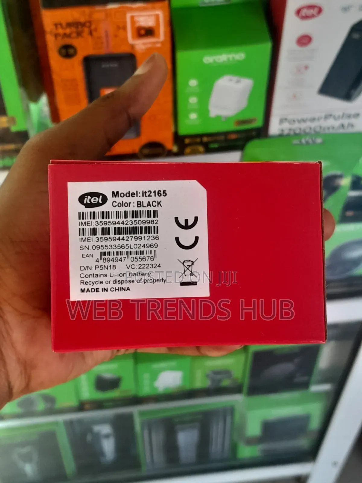 New Itel it2165 Black