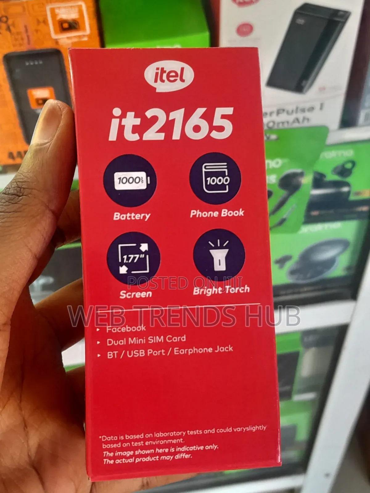 New Itel it2165 Black