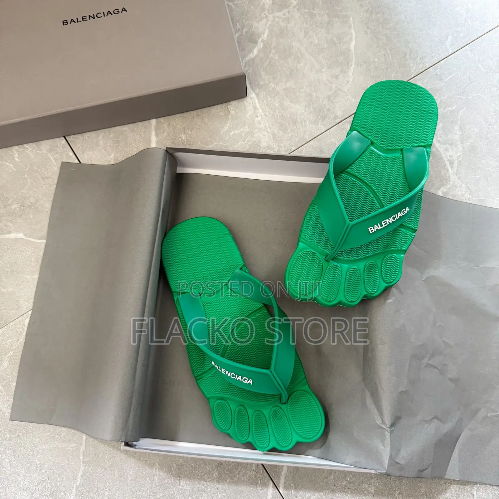 Premium Balenciaga Toe Flip Flops