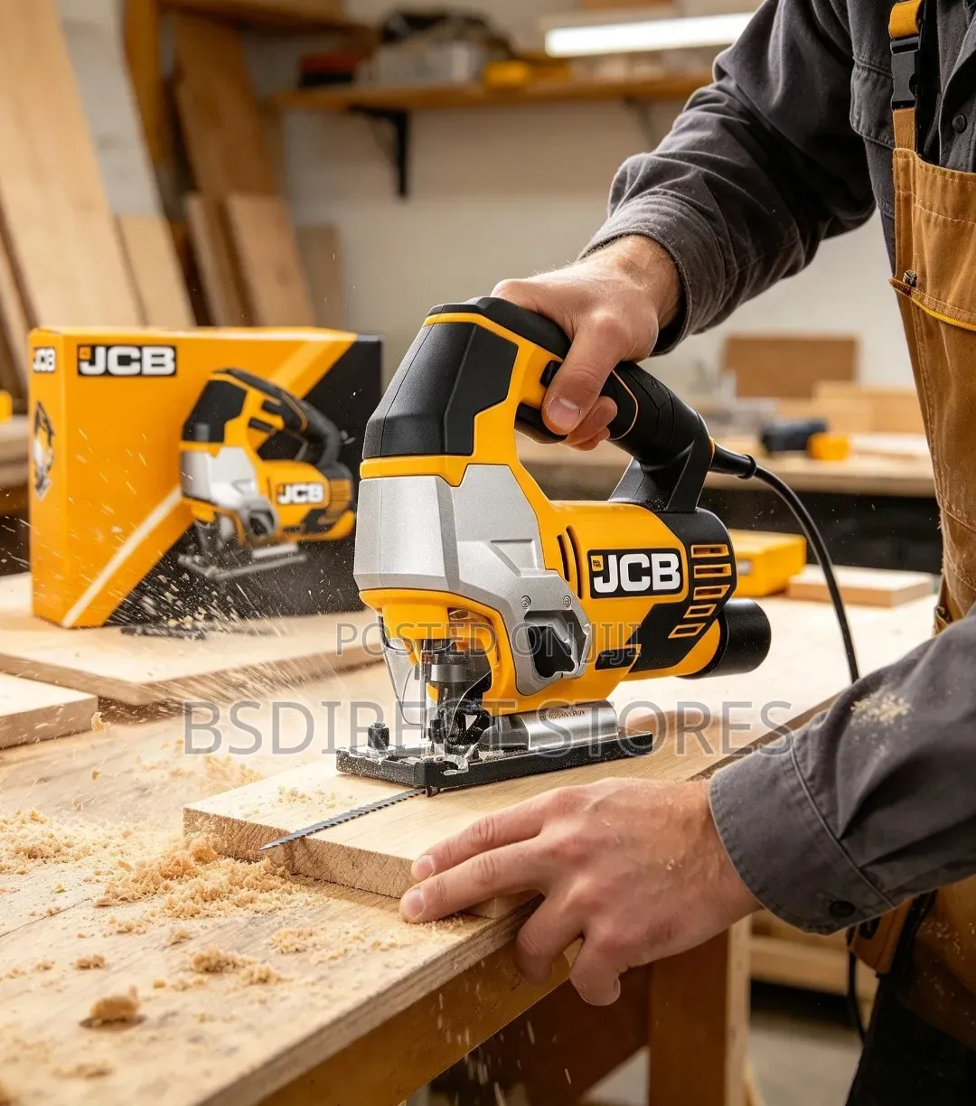JCB 800W 240V 4 Stage Pendulum Action Jigsaw Saw (JCB-JS800)
