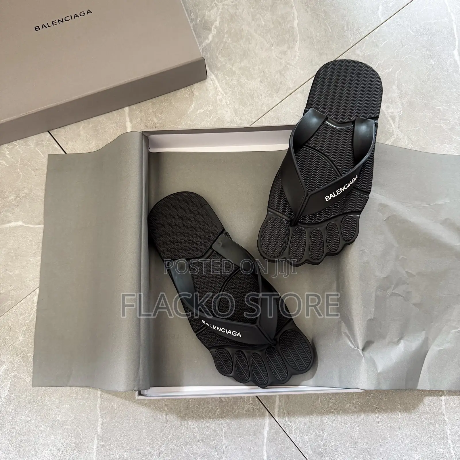 Premium Balenciaga Toe Flip Flops